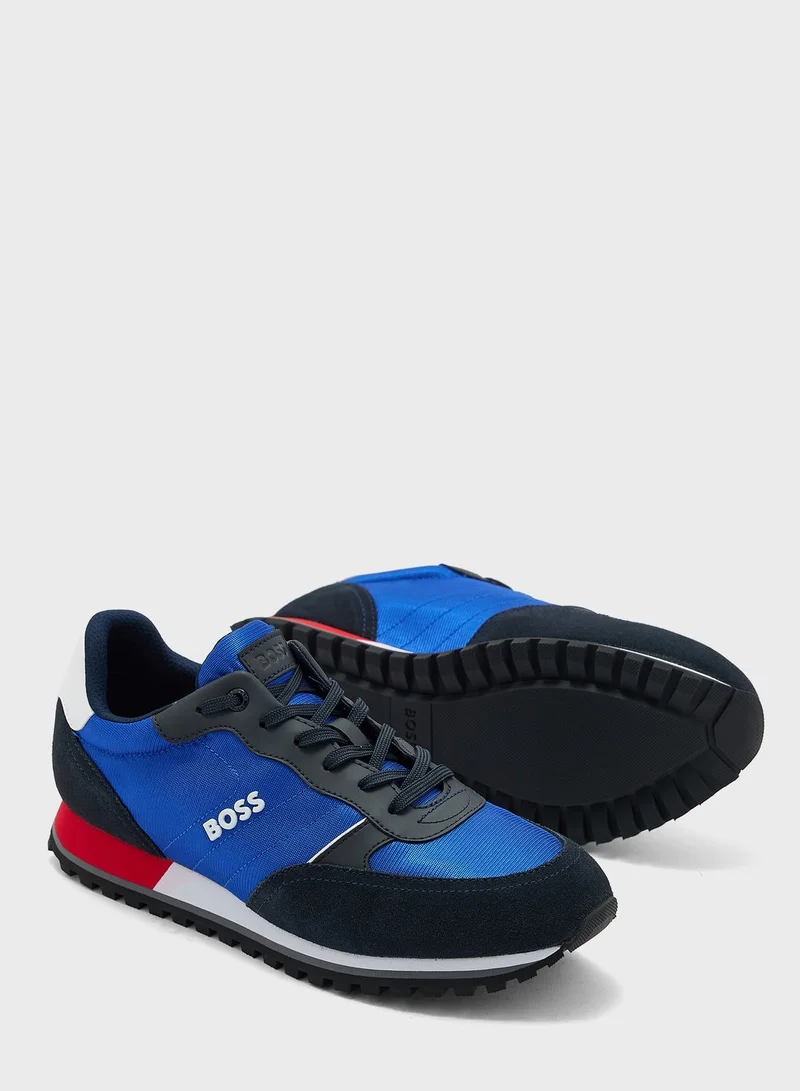 BOSS Lace Up Low-Top Sneakers