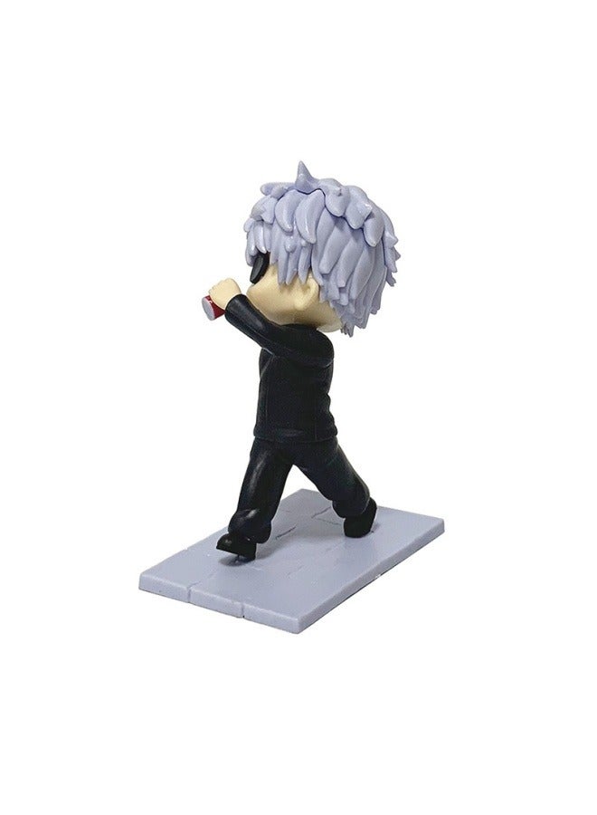 general Jujutsu Kaisen Q version Sunglasses Gojo Satoru Xia Youjie Standing Hand-made Car model Decoration Toy Decoration Collection Gift  - Image 3
