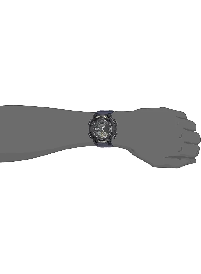 CASIO Casio Men's Watch - AEQ-110W-2AVDF Grey Dial, Navy Blue Band