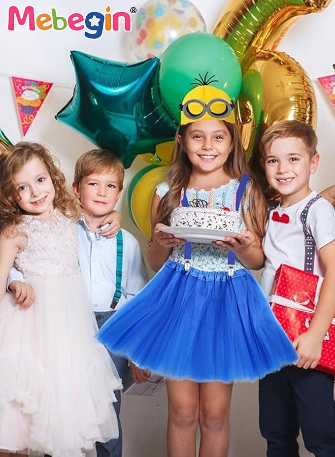 MEBEGIN 5Pcs Yellow Beanie Costume Accessories, Creative Cosplay Accessories Set with Skirt, Y-Back Suspenders, Steampunk Goggles and Other Accessaries, Suitable for Party, Birthday, Funfair, Stage Performance, Cosplay and Any Other Special Occasions - Image 2