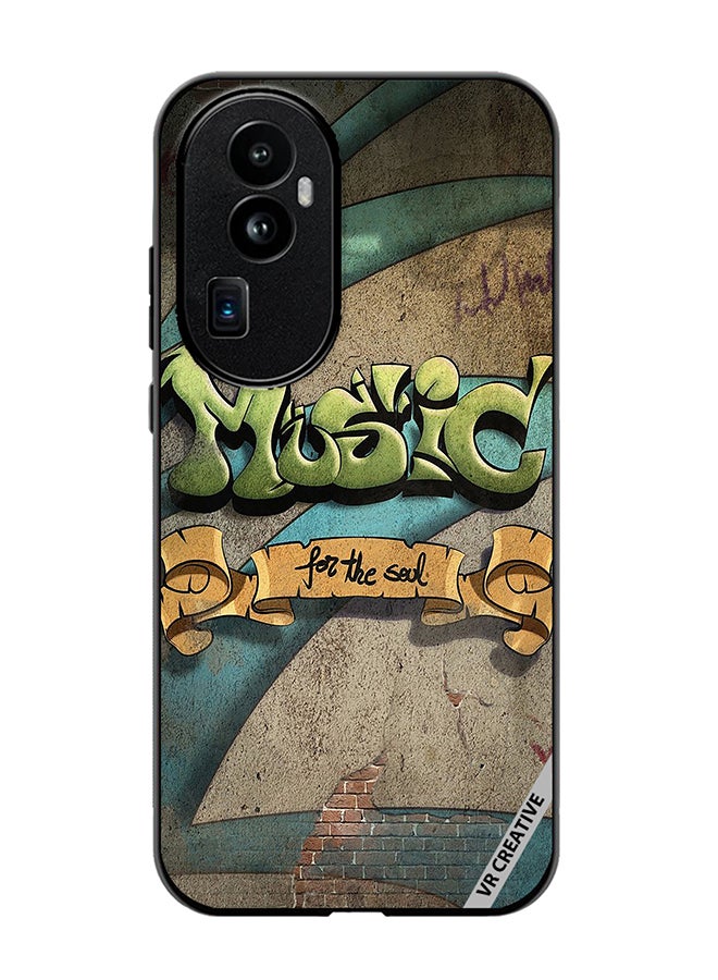 VR CREATIVE Protective Case Cover For Oppo Reno 10 Pro Plus Music For The Soul Design Multicolour - Image 1