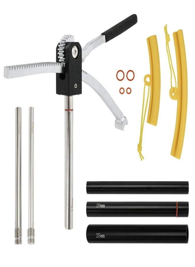 FQRANBO Dirt Bike Tire Changing Tool Kit Fits for Motocross and Enduro, Dirt Bikes 16" to 21" Wheels, Includes 15/17/20/25mm Axles, Black - Image 1