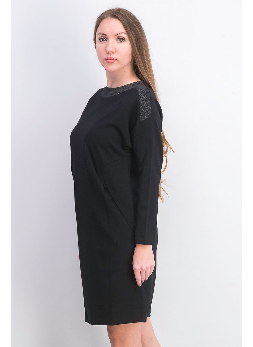 Women Plain Mini Dress, Black - pzsku/ZA66C408DE8F50EAC124EZ/45/_/1724351439/c349fae1-8cf5-49eb-9527-53d33a883ef5