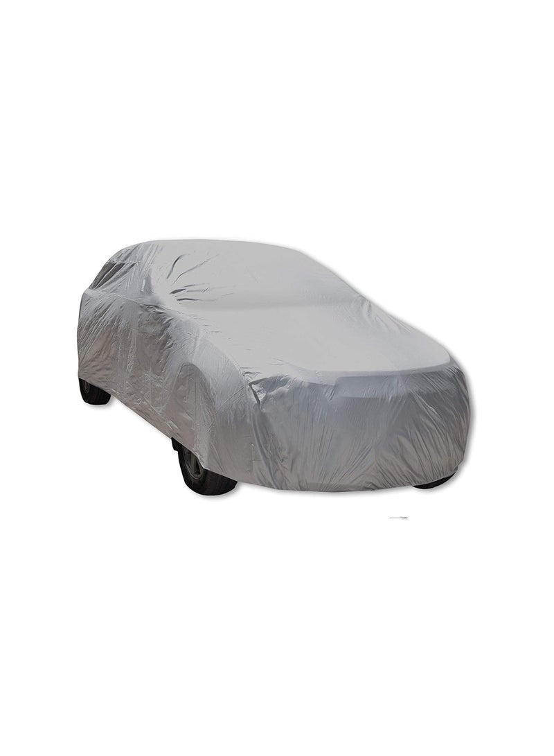 PEVA Waterproof All Weather Full Car Cover Extra Large  Outdoor Car Cover Sunscreen Heat Protection Dustproof UV Protection Scratch Resistant Universal Fit XL Car Cover Suit Outdoor Full Exterior Covers for Automobiles - Image 3