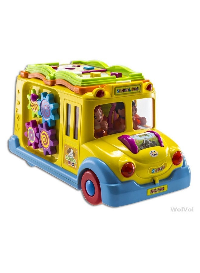 ماياترا لعبة حافلة مدرسية فكرية من ماياترا مزودة بموسيقى وأصوات وأضواء - Image 1