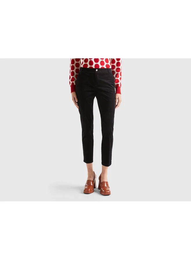 UNITED COLORS OF BENETTON Stretch Velvet Chinos