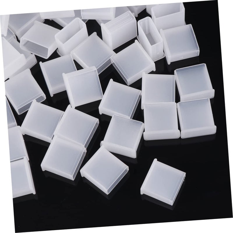 DOOTIL 50 Pack USB Dust Covers Standard Port Plug Protectors For Laptop And Electronics Black - Image 5