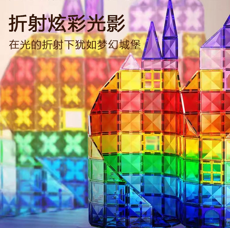 Drill Face Color Window Magnetic Sheet Strong Magnetic Assembly Building Blocks Thinking Training Children'S Educational Toys Manufacturers - Image 3