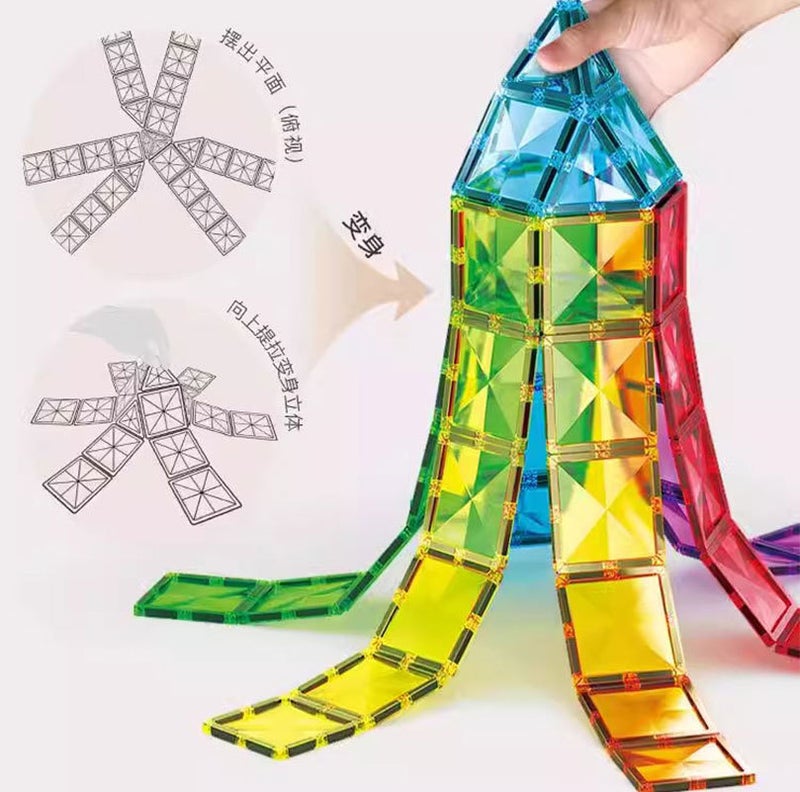 Drill Face Color Window Magnetic Sheet Strong Magnetic Assembly Building Blocks Thinking Training Children'S Educational Toys Manufacturers - Image 5