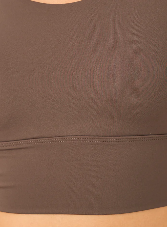 Styli Styli Low Back Broad Underband Low Impact Sports Bra