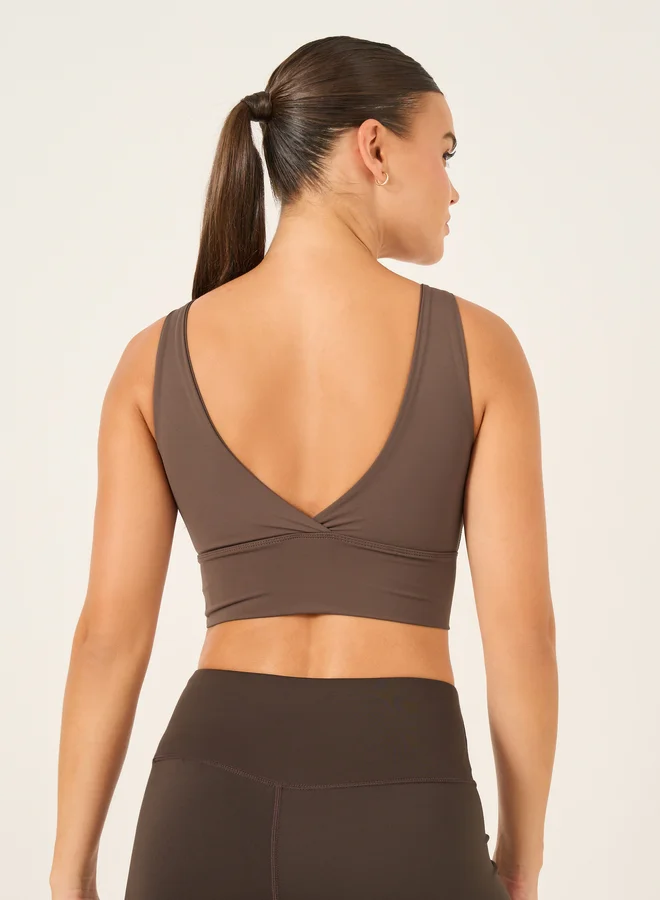 Styli Styli Low Back Broad Underband Low Impact Sports Bra