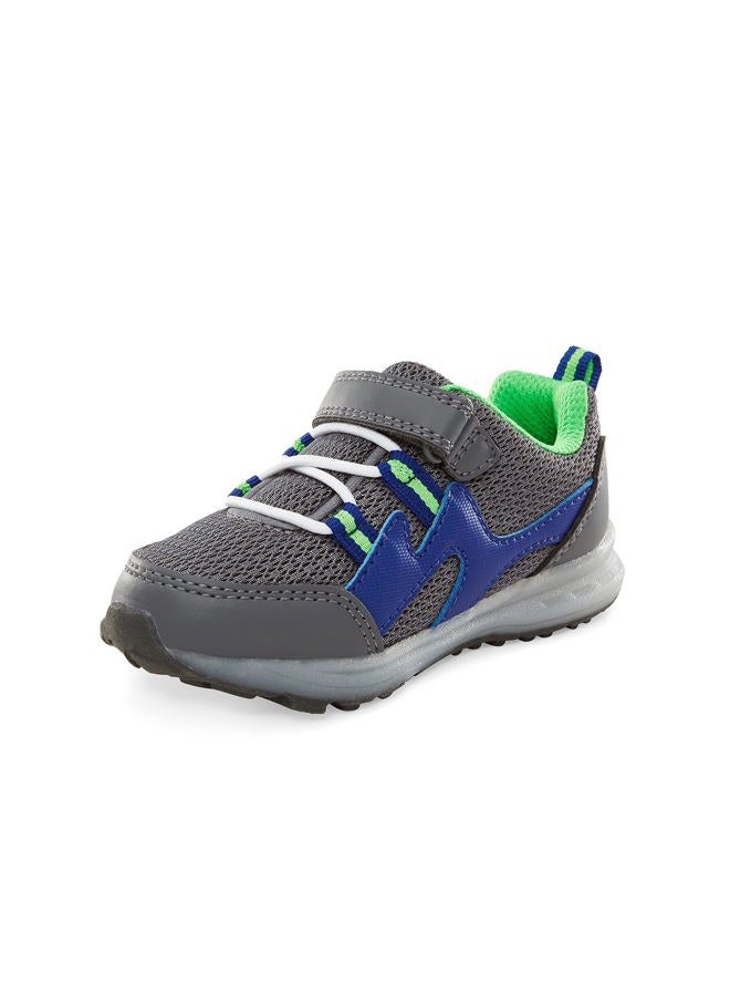 Simple Joys by Carter's Unisex-Child Anka Light Up Sneaker, Grey, 7 Toddler - Image 1