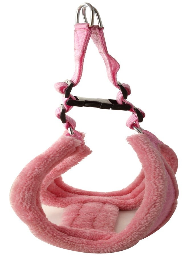 Skora Pink Fancy Fur Large 1,25 inch Dog Harness(Large,Pink) - Image 4