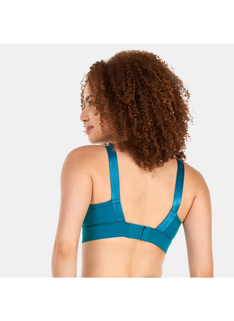 SQUATWOLF Women's High-Neck Perforated Sports Bra