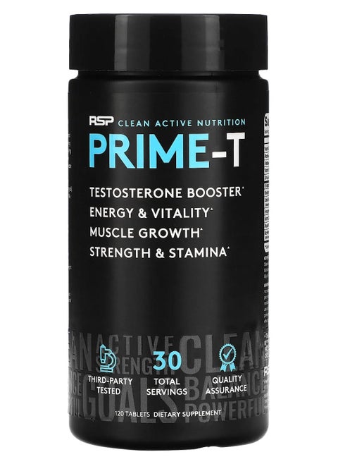 Prime-T, Testosterone Booster, 120 Tablets