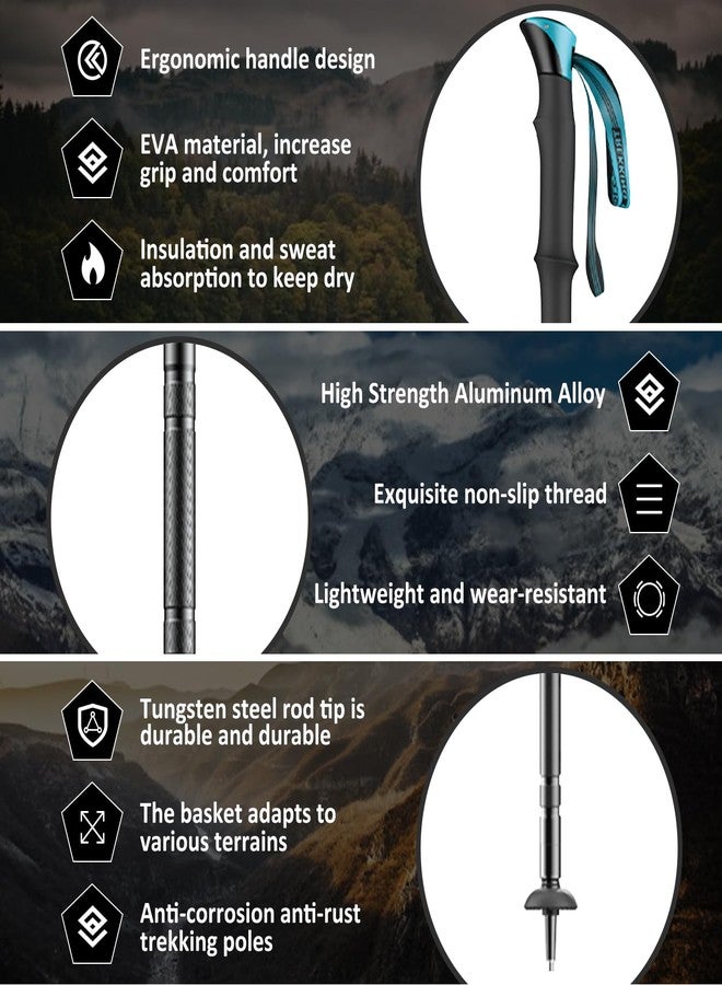 yolid Tactical Walking Stick,Prime 15-in-1 Hiking Pole, Adjustable Multipurpose Tactical Hiking Stick for Men Women Outdoor Adventure - Image 3