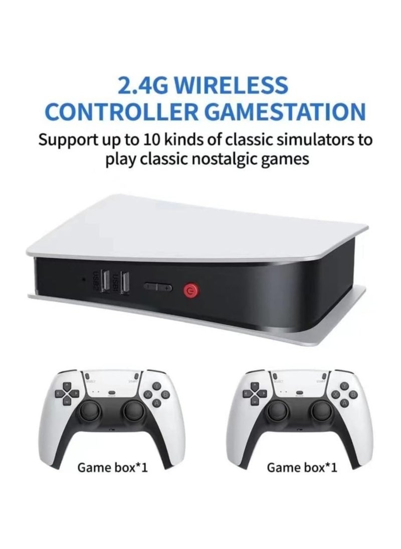 Generic - M5 Game Console 2.4gb Wireless Controller Game Station, 4K HD Output Retro Classic Video Game Console upto 15000 Games - Image 1