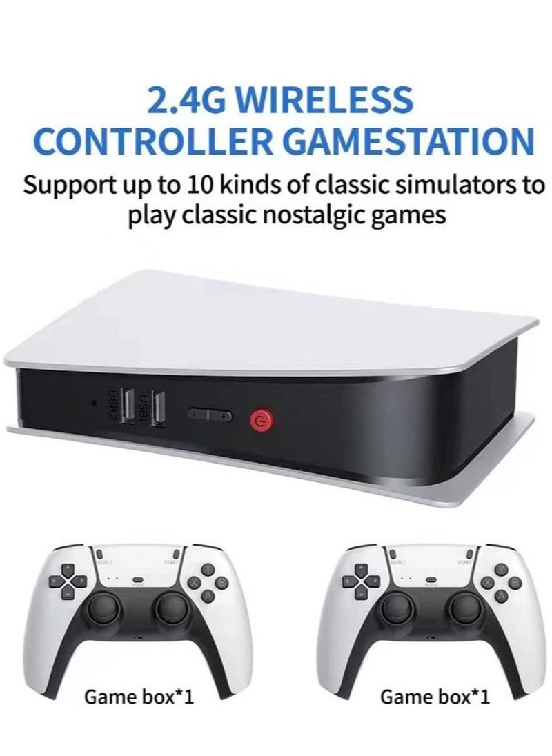 Generic - M5 Game Console 2.4gb Wireless Controller Game Station, 4K HD Output Retro Classic Video Game Console upto 15000 Games - Image 1