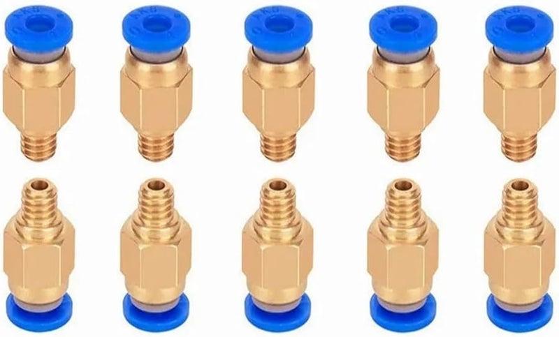 10Pcs M6 Pneumatic Connector Fitting For Creality 3 3 Pro 5 5 Pro CR 10 10S Hotend Extruder Kit - Image 2