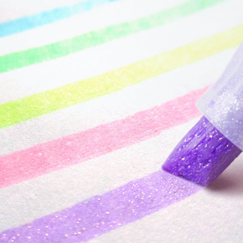 Zebra Pen Zebra Glitter Highlighter, Kirarich, 5 Color Set (4901681512102) - Image 2