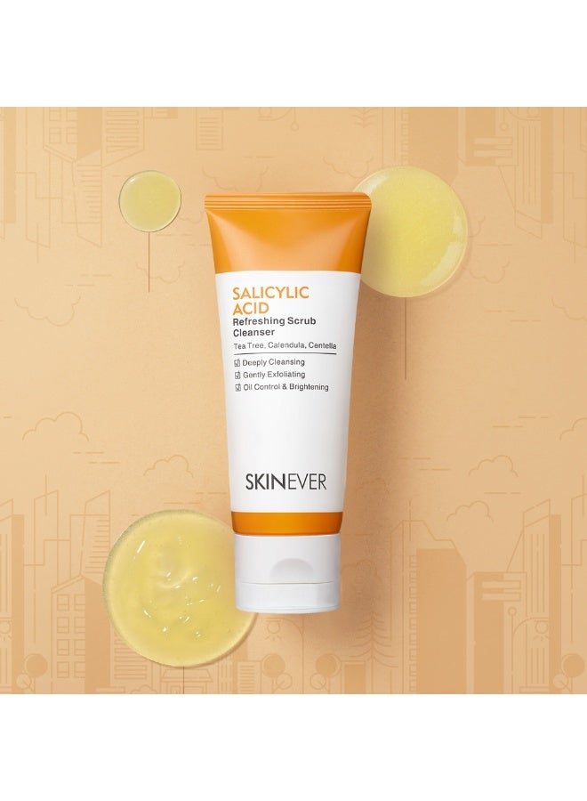 سكينيفر SKINEVER Salicylic Acid Scrub Cleanser – Gentle Exfoliation & Pore Care - Image 1