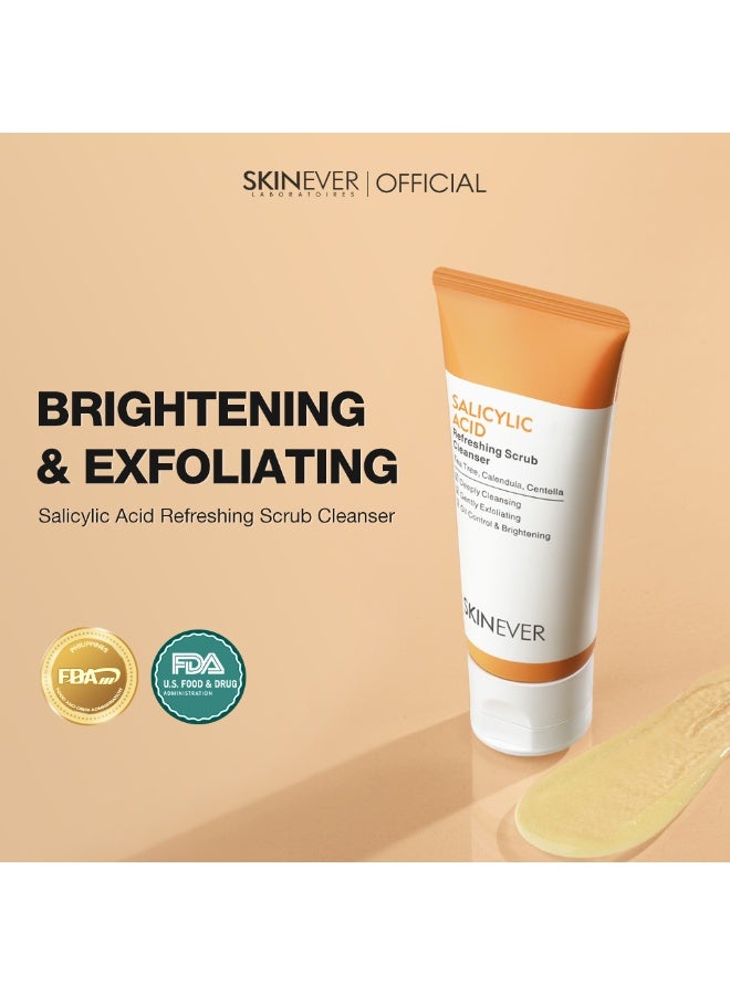 سكينيفر SKINEVER Salicylic Acid Scrub Cleanser – Gentle Exfoliation & Pore Care - Image 2