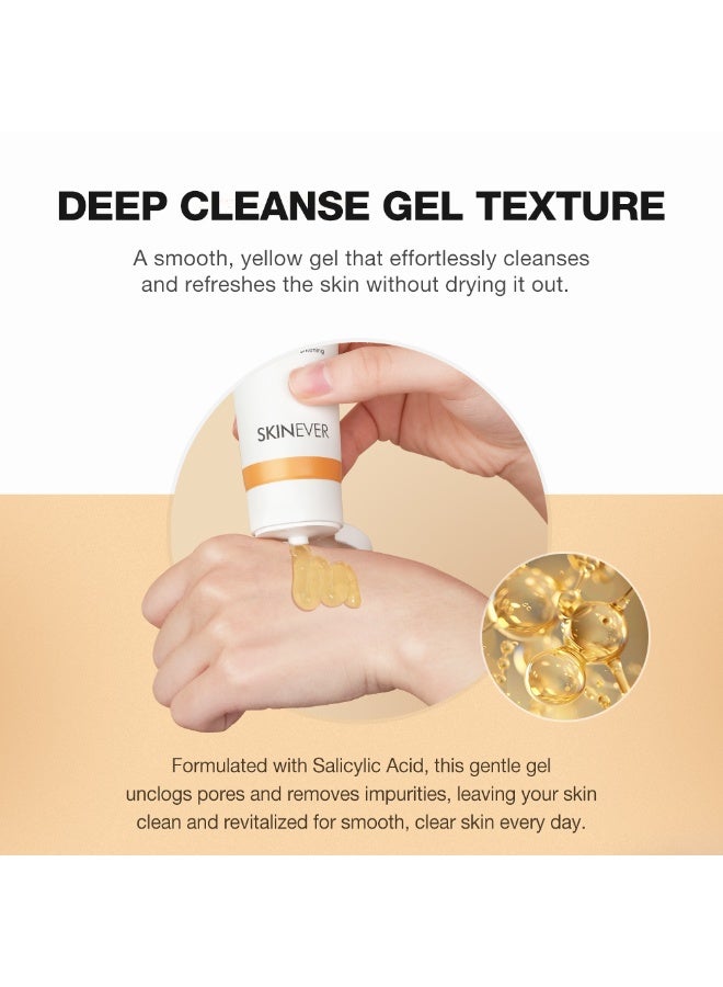 سكينيفر SKINEVER Salicylic Acid Scrub Cleanser – Gentle Exfoliation & Pore Care - Image 4