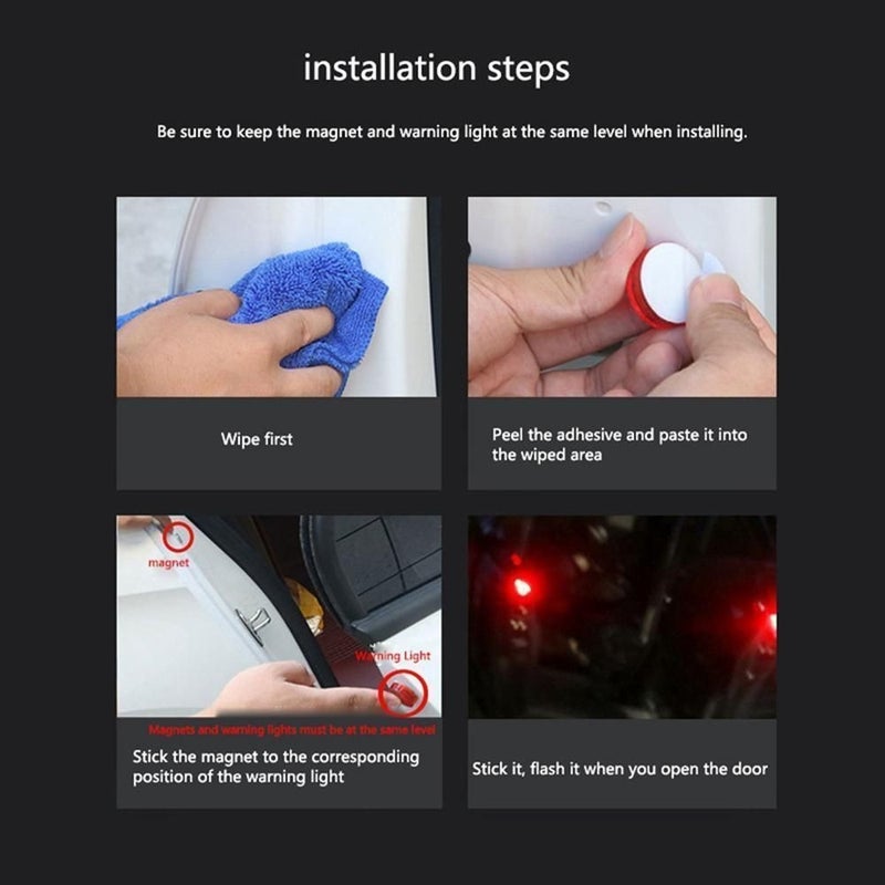 Car LED Door Collision Warning Light - Image 3