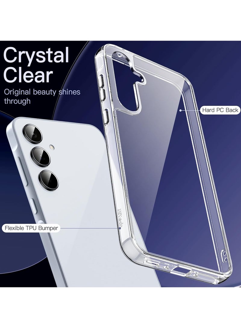 Denx Crystal Clear Case Compatible with Samsung Galaxy A35, Made Of TPU, Gorilla Anti shock Protector Camera Shockproof Corners, Clear Case - Image 5