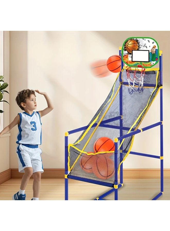 Basketball Arcade Game Indoor Outdoor Adjustable Height Portable Gift Set - Image 2