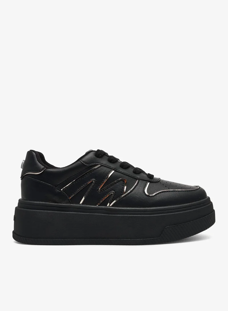 ستيف مادن Dynamo Lace-Up Platform Sneakers