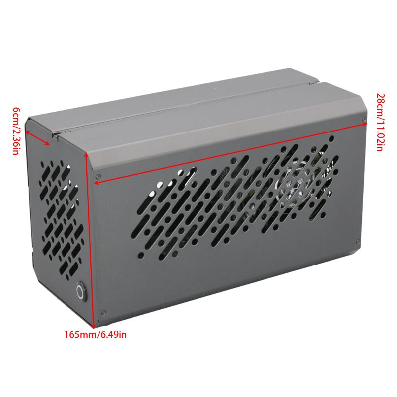 Sfx27 Black Metal Housing Case For SFX27CM Computers GPU 268mm 370mm Optional Size - Image 4