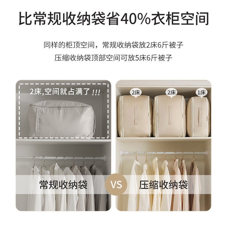 Labelable, See-Through Down Jacket And Quilt Storage Bags, Large Capacity For Moving, Travel, Packing Clothes, Vacuum Bags With Visibility - Image 3