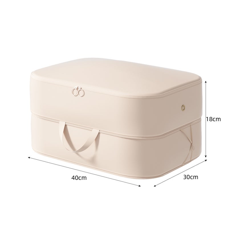 Labelable, See-Through Down Jacket And Quilt Storage Bags, Large Capacity For Moving, Travel, Packing Clothes, Vacuum Bags With Visibility - Image 1