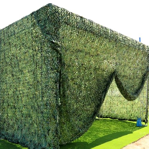 LOOGU Camo Netting, Camouflage Netting for Sunshade, Camping, Shooting and Hunting and Many More (6.5x10ft, 2Mx3M, Woodland Camo) - Image 4