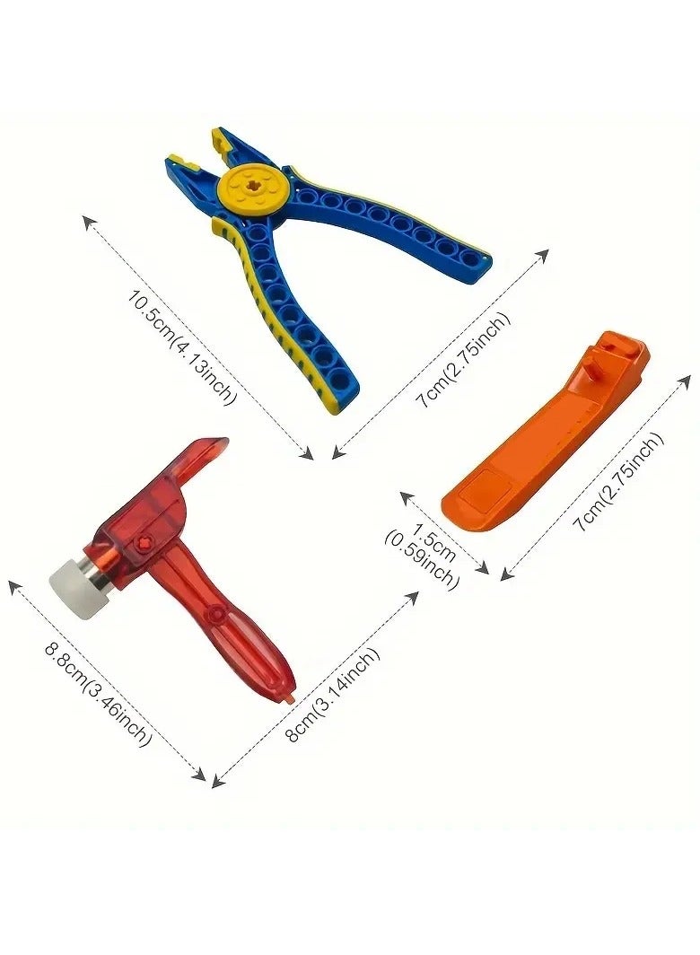 Multi-function Tool Hammer Small Building Blocks, Starter Disassembly Pliers Building Blocks, Assemble Disassembly Tool Set  - Image 5