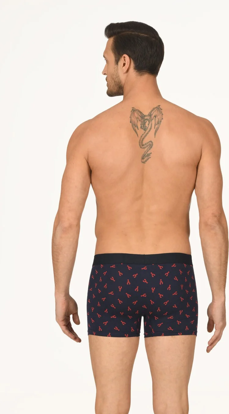 NBB - Navy Blue Scorpion Pattern Boxer