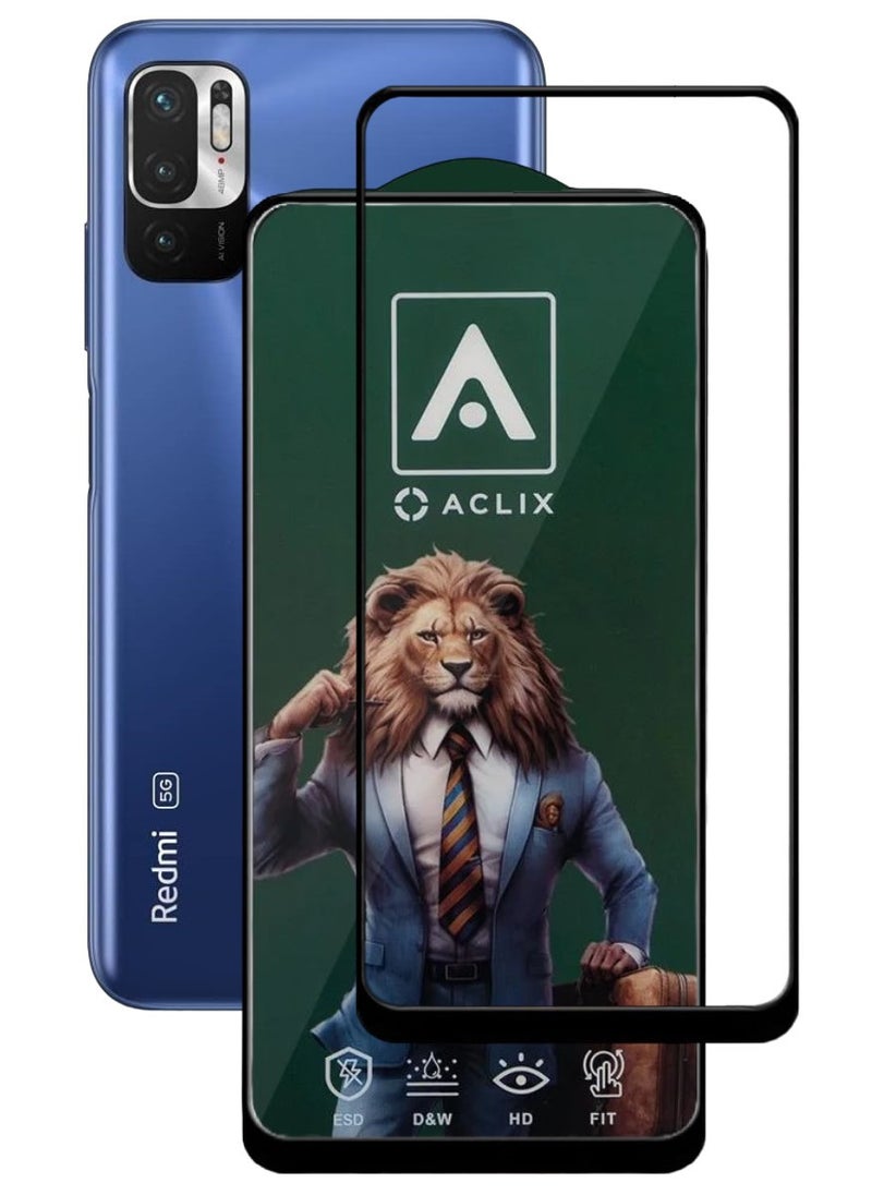 ACLIX Antistatic ESD Dustproof Premium Quality High Definition Tempered Glass Screen Protector Designed For Xiaomi Redmi Note 10 5G - Image 1