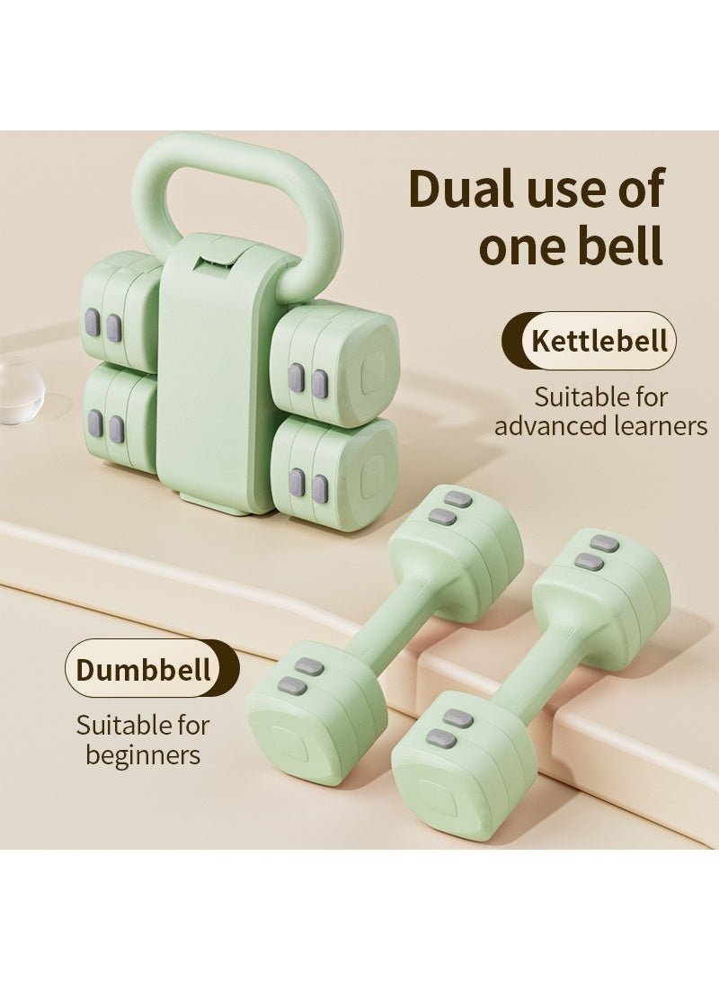 AGD 2-in-1 Adjustable Weight Training Kettlebell Dumbbell Home Fitness Equipment for Men and Women - Image 2