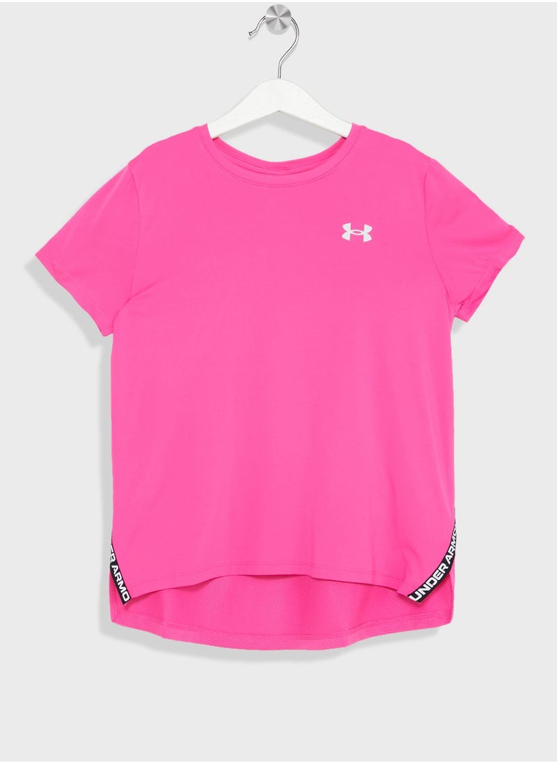 UNDER ARMOUR - Girls' Knockout T-Shirt - Image 1