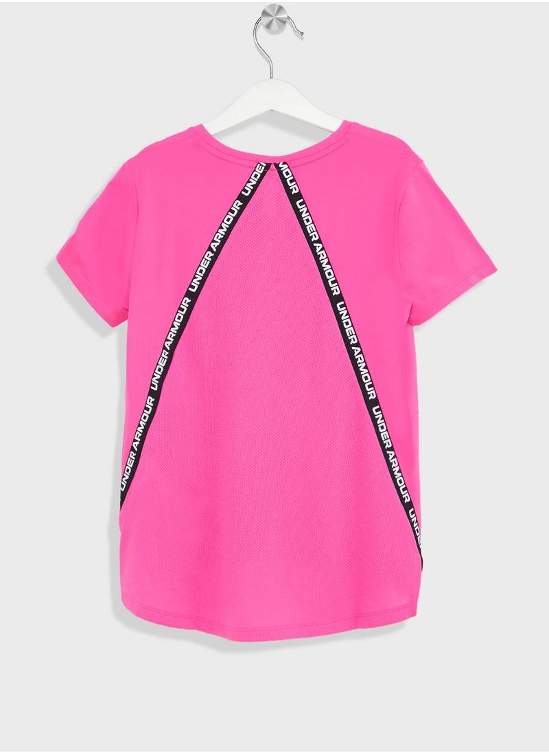 UNDER ARMOUR - Girls' Knockout T-Shirt - Image 1