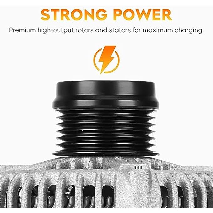 AEagle New Alternator for V6 2.8L 3.6L Cadillac Cts 2004 2005 2006 2007, 104210-3191, 104210-4430, 25751145, 25756439 - Image 2