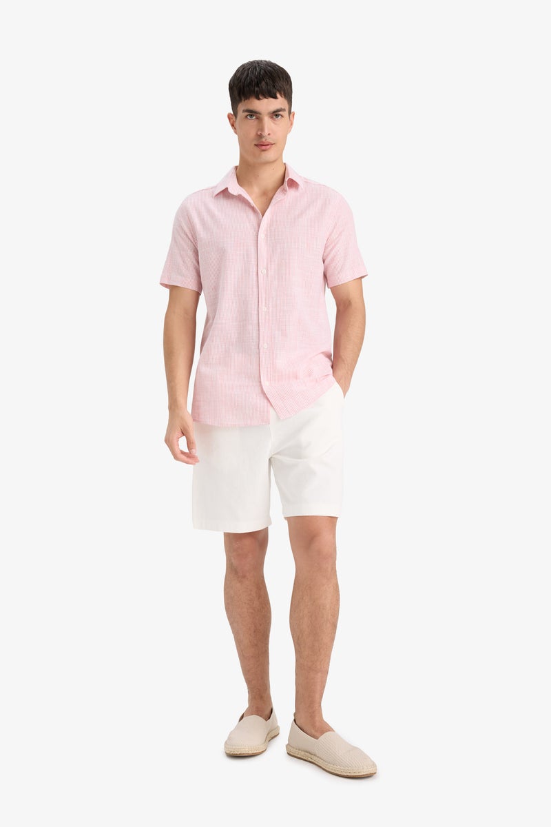 DeFacto Man Relax Fit Cotton Bermuda  - Image 4