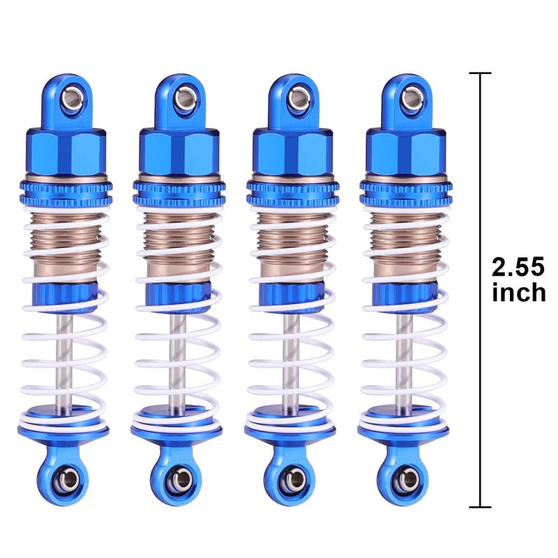 HAIBOXING 1/18 Full Aluminum Oil Filled Shocks 4pcs  All Metal Absorber Damper RC Upgrad Parts for HBX 18858 18868 18859E 18859A(18HOP1) - Image 2