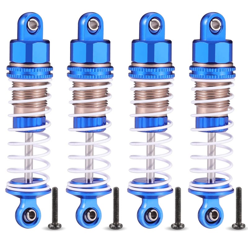 HAIBOXING 1/18 Full Aluminum Oil Filled Shocks 4pcs  All Metal Absorber Damper RC Upgrad Parts for HBX 18858 18868 18859E 18859A(18HOP1) - Image 1