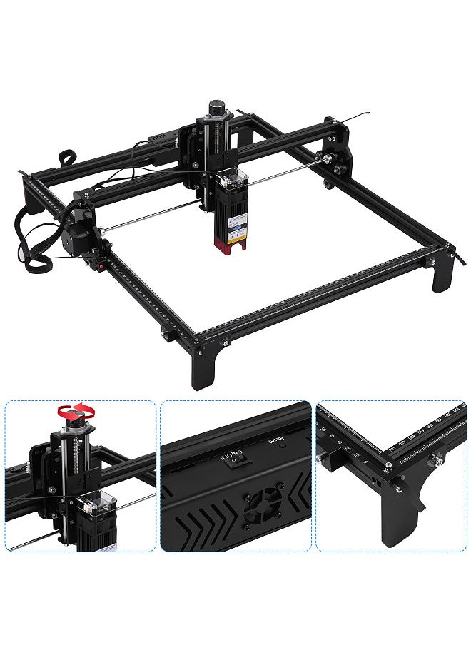 Generic - 20W BT Laser Engraver Cutter 4240 CNC Laser Engraving Machine 420x400mm Large Working Area 5000mW Optical Power Fixed Focus Compressed Spot High Precision - Image 1