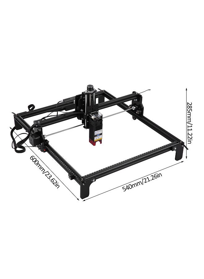 Generic 20W BT Laser Engraver Cutter 4240 CNC Laser Engraving Machine 420x400mm Large Working Area 5000mW Optical Power Fixed Focus Compressed Spot High Precision  - Image 4