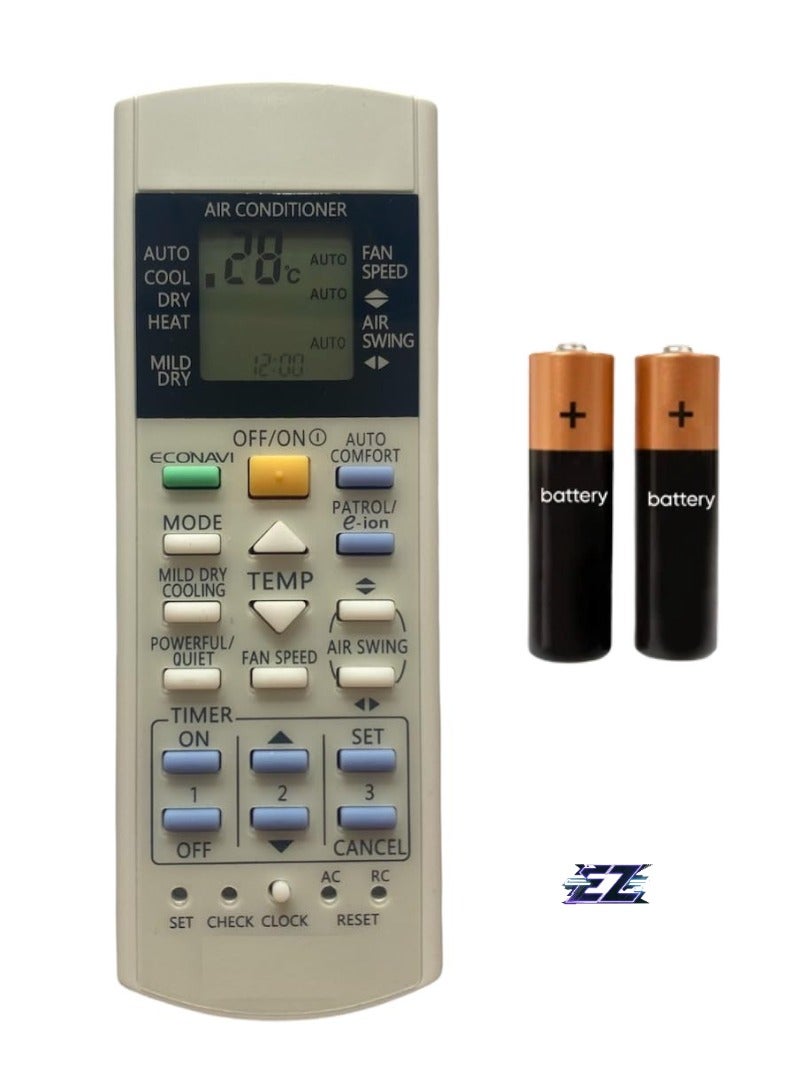 ELTRAZONE AC Remote No. 29B (No Backlight) Compatible/Replacement for Panasonic Inverter AC Remote Control – Exact Match for Panasonic Inverter Air Conditioners – Simple, Easy-to-Use, Reliable Remote Control - Image 1