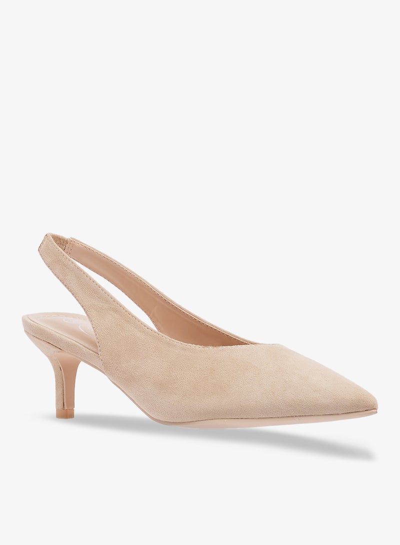 Spot-On Sling-Back Pointed Fashion Pump - Image 2