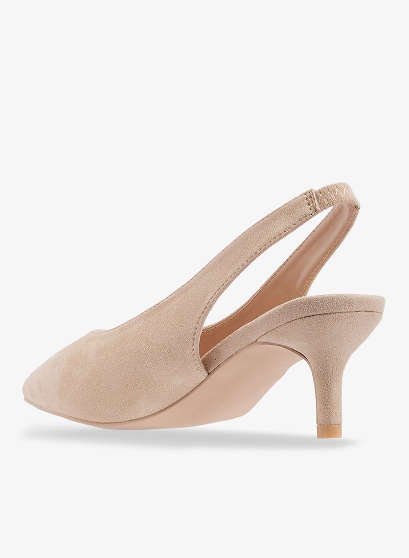 Spot-On Sling-Back Pointed Fashion Pump - Image 3